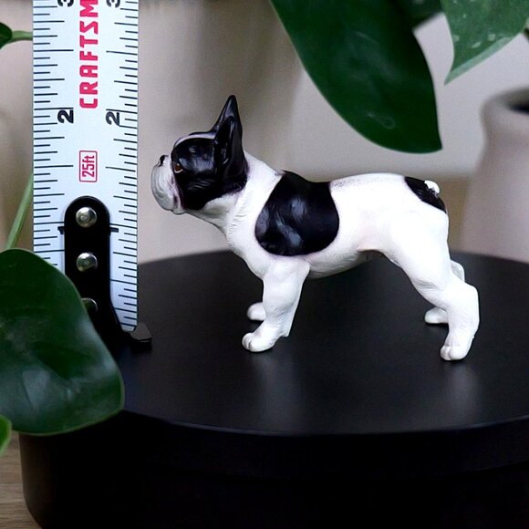 2 for $20 - French Black & White Bulldog Figure‎ - Hand Painted & Collectible - Picture 10 of 10